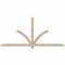 Ekena Millwork Redmond Smooth Timber Gable Bracket, Douglas Fir, 96"W x 44"H x 3 1/2"D x 3 1/2"F, 11/12 Pitch GBW096X44X0404RED00SDF - alternate 1
